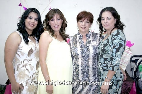 04092009 Patricia Canales de García, Elisa Bolívar de Canales, Elizabeth Canales y Margarita Canales de Trujillo.