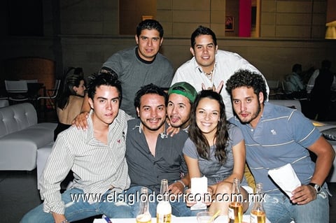 06092009 Carlos Romo, Ricardo Izecson, Santos Leite, Fer Macías, Marcelo Israel, Melinda Martínez y Santiago Ruvalcaba.