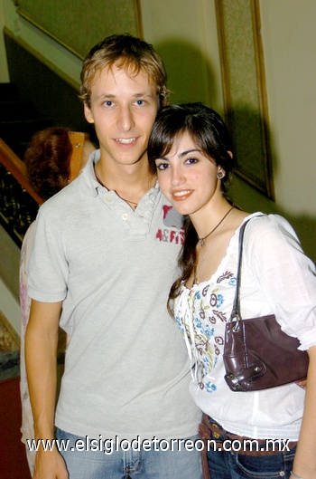 06092009 Alberto Hermosillo y Ana Cris de la Peña.
