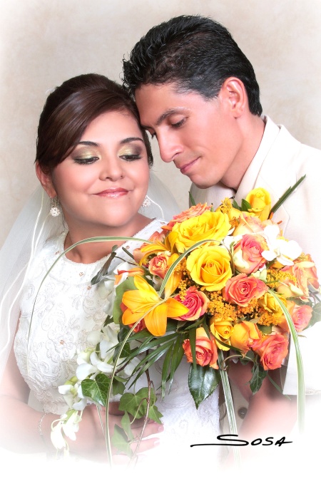 Contrajeron nupcias, Mtra. Araceli Franco Aguirre y Mtro. Moctezuma Castillo Alanís, en la capilla de la Resurrección Centro Saulo, el 12 de julio de 2009, en punto de las 17:00 horas.

Studio Sosa