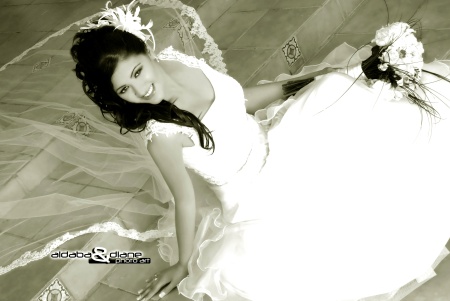 Lic. Érika Montserrat López Martínez, el día de su boda con el Ing. Juan Manuel Barrientos Pérez.

Aldaba & Diane Photo Art