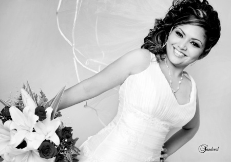 Srita. Nancy Yazmín Martínez Nevárez, en una fotografía de estudio con motivo de su enlace matrimonial con el Sr. Jacob David Rodríguez Orozco.


Sandoval Fotografía 