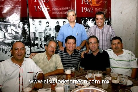13092009 Valentín Pérez, José Luis Campos, Ricardo Ramírez, Ricardo Rojas, Héctor Rivera, Eduardo Morales y Luis Lozano. EL SIGLO DE TORREÓN/JAIME DE LARA