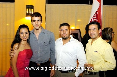 13092009 Fany Martínez, Freddy Rivas, Rubén Martínez y Sergio Contreras.