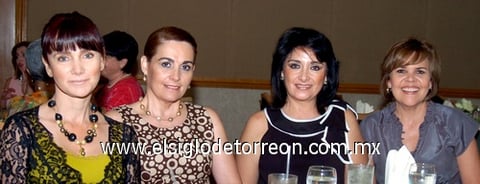 17092009 Invitadas. Estela de Diez, Eugenia de Diez, Rocío de Martínez y Mayoya de Siller. EL SIGLO DE TORREÓN/JESÚS HERNÁNDEZ