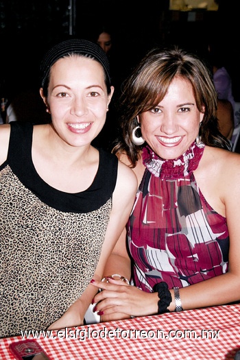 27092009 Cecilia de Esguerra y Laura Cuéllar.