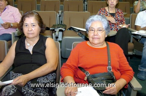 27092009 María Teresa López y Alejandra Contreras.