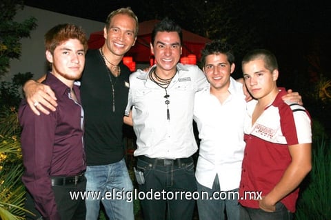 29092009 Yair Saldívar, Cristian Izaguirre, Jorge Nieto, Luis Galán y José Miguel Quezada.