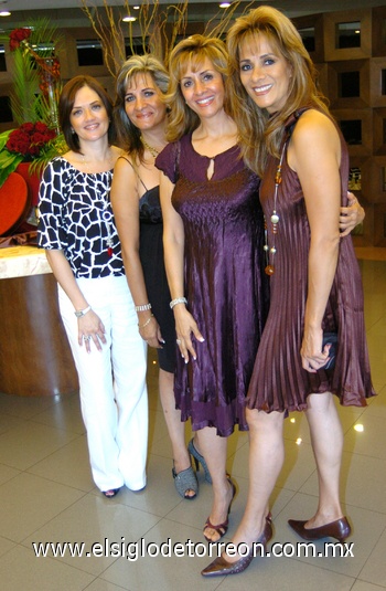 05102009 Yadira Cárdenas de González, Laura de De la Fuente, Ely González y Nora González.