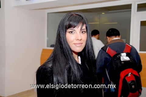 07102009 Monse de la Peña llegó procedente de la Ciudad de México.