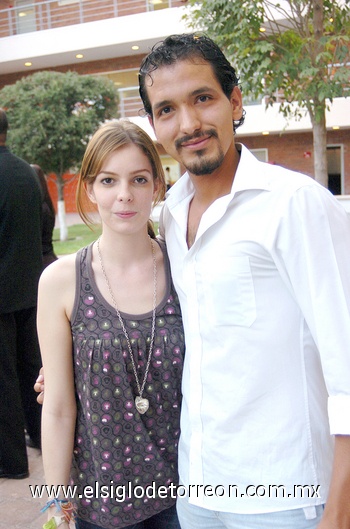 15102009 Mariana Sama y Vicente Sánchez en pasado evento.