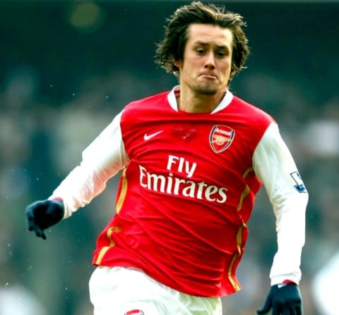 Tomas Rosický es un futbolista checo que juega actualmente en el Arsenal FC.