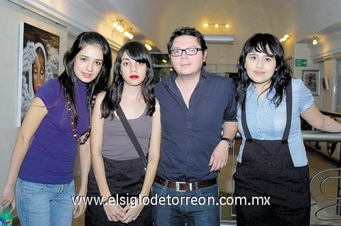 27102009 Adela García, Jacobo Boardman, A. Gordon y Elena Fuerte.