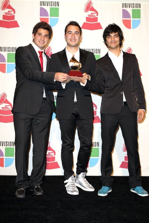 El grupo Reik ganadores al premio al Grammy Latino al mejor álbum vocal dúo o de grupo.