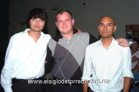 02112009 Ernesto Acosta, Javier Cofiño y Ayner Gómez.