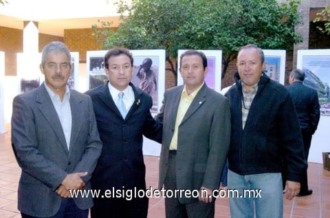 03112009 José de la Cueva, Miguel Ángel Ávalos, Leo Roel y Guillermo Oviedo.
