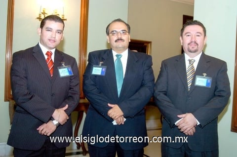 04112009 Óscar Rodríguez, José Antonio de León y Ricardo Olague.