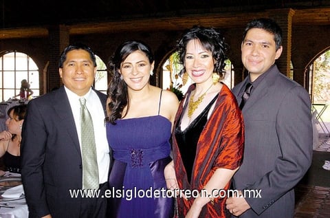 08112009 Miguel Ángel Vera, Ada Sonia Flores, Wendy Medina y Ricardo Pérez.