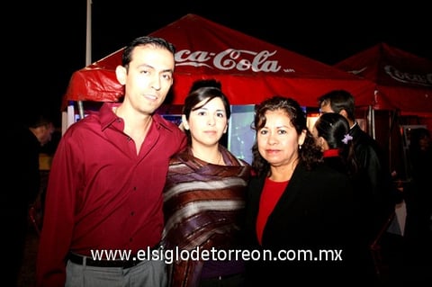 09112009 Juan Pablo Morelos, Laura Leal y Rosa Velia Hernández.