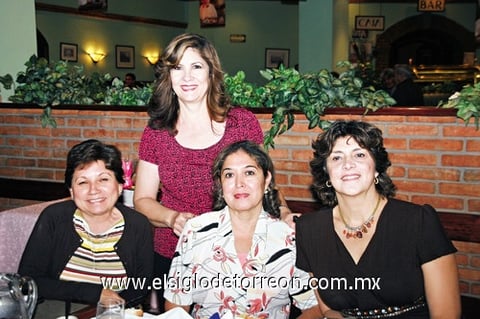 08112009 Silvia Zurita, Silvia Loya, Lupe y Laura.
