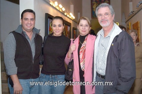 08112009 Asistentes. Eduardo y Lisset Canedo, Lisset y Eduardo Bartheneuf.