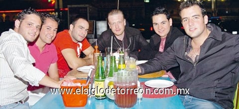 06112009 Jesús Obeso, Alejandro de los Reyes, Israel Levin, Javier García, Alfredo Pérez y Edgardo Torres.