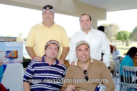 15112009 José Luis Salazar, Julián Alba, Fernando y Gerardo Tueme.