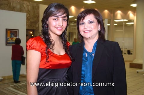 19112009 Pintoras. Daniela Porras Izquierdo y Marcela Araujo.
