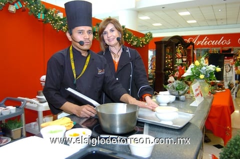 19112009 Toda una delicia.  Con el tema "Cena de Navidad en España", Gourmet Cimaco finalizó su ciclo de clases de cocina, las recetas fueron impartidas por Nuria Farrús de Murra y el chef  Benjamín Pérez.