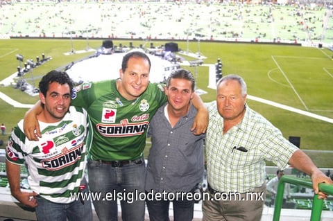 13112009 Jesús Guinea, Chepo Garza, Miguel Castañeda y Julio Garza.