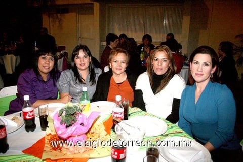 15112009 Irma Corona, Leny Portillo, Magdalena Solórzano, Érick Martínez y Cristina Reyes.