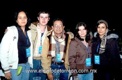 15112009 Alma Palacios, Ernesto de Lucas, Javier Plascencia, Sagrario Íñiguez y Christian Guerra.
