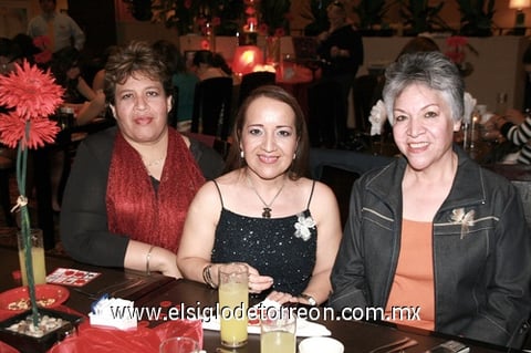 23112009 Carmen Flores, Elizabeth Meza y Esthela Carreón.