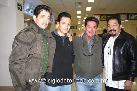 30112009 Los Cabos. Óscar, Florencio, Fernando y Eduardo Daccarett.