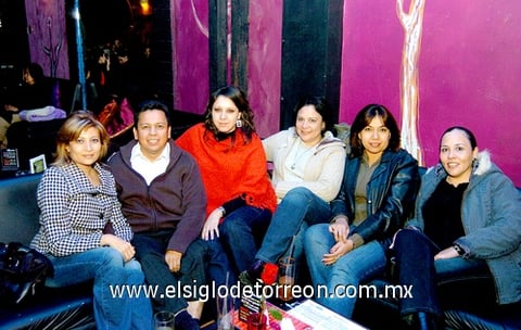 29112009 Elsa Pérez, Miguel Ángel Marín, Laurett Torres, Raquel Ibarra, Aurora Ugarte y Aracely Hernández.