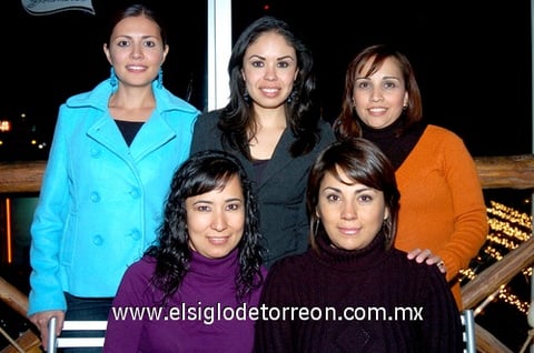 29112009 Maribel Ramírez, Liliana Cervantes, Nancy Hernández, Coy Pérez y Estela Rodríguez.