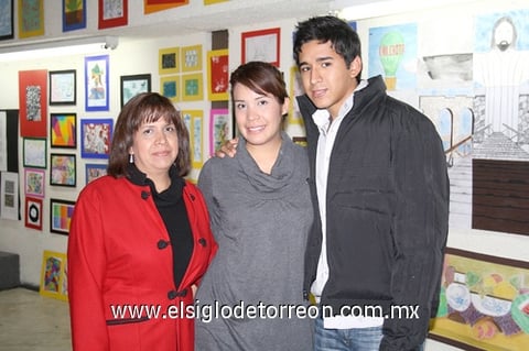 03122009 Celmy Bruno, Niny Bruno y Julio Coronado.