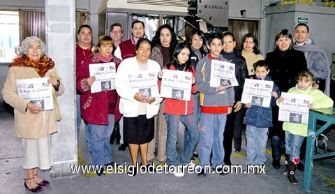 06122009 Visitaron las instalaciones de El Siglo de Torreón.