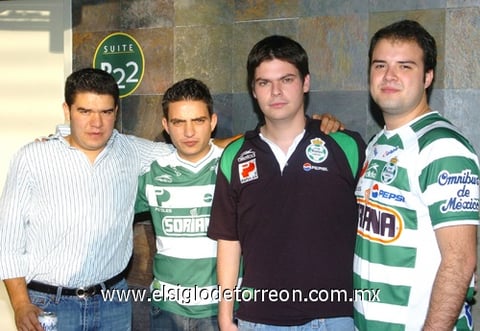 07122009 Armando Navarro, Ricardo Nahle, Hernán Cepeda y Javier Rodríguez.