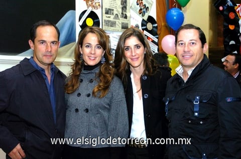 07122009 Ernesto Sesma, Ana Carmen Tricio, Gabriela Zarra y Rafael Tricio.