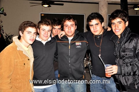 04122009 Eduardo Cano, Japo Guzmán, Jorge Bredé, Luis Portillo y Daniel Aranzabal.
