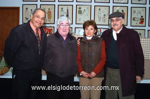 09122009 Antonio Méndez, Gabriela Romero y Romualdo Segovia.