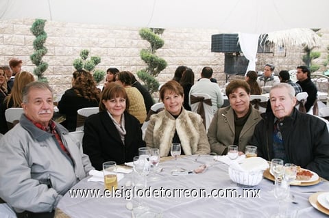 14122009 Humberto Rendón, María Eugenia de Félix, Silvia Rendón, Alicia de Rendón y Fernando Rendón.