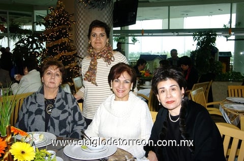 09122009 Rocío García, Samia Jaik, Pilar Vázquez y Margarita Salcido.