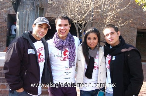 09122009 Samir Alonso, Érick Gutiérrez, Sayra Pérez y Óscar López.