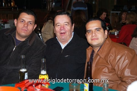 11122009 Gerardo de Santiago, Eduardo González y Heriberto Cháirez.