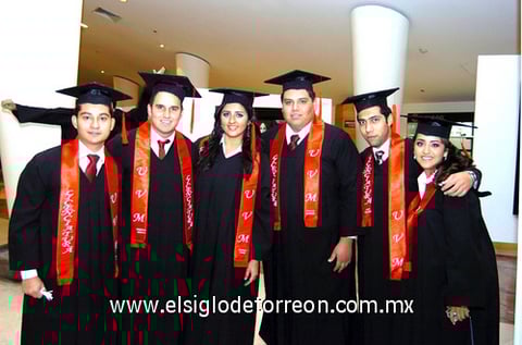 20122009 Nuevos profesionistas.  Felipe Soto, Fernando Segovia, Pamela Pinto, Nicolás Estrada, José Blanco y  Karen Adame.