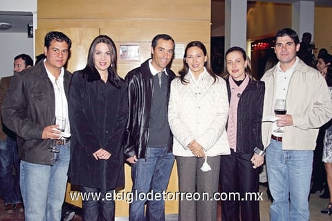 18122009 Invitados. Bernardo Barrios, María Esther Sobrino, Alejandro Gómez, Pame de Gómez, Ana Cristina de Ruiz y Miguel Ruiz.