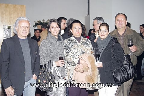 18122009 Ricardo Berlanga, Hita Viezca, Marylú Berlanga, Laura Covarrubias y Fredy Peniche.