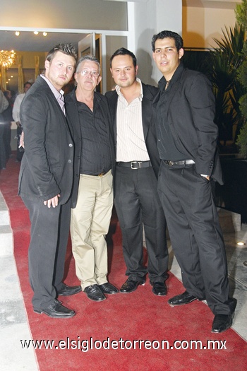 18122009 Ricardo Borbolla Ramírez, Ricardo Borbolla Gómez, José Borbolla Ramírez y José Alberto Fuentes.